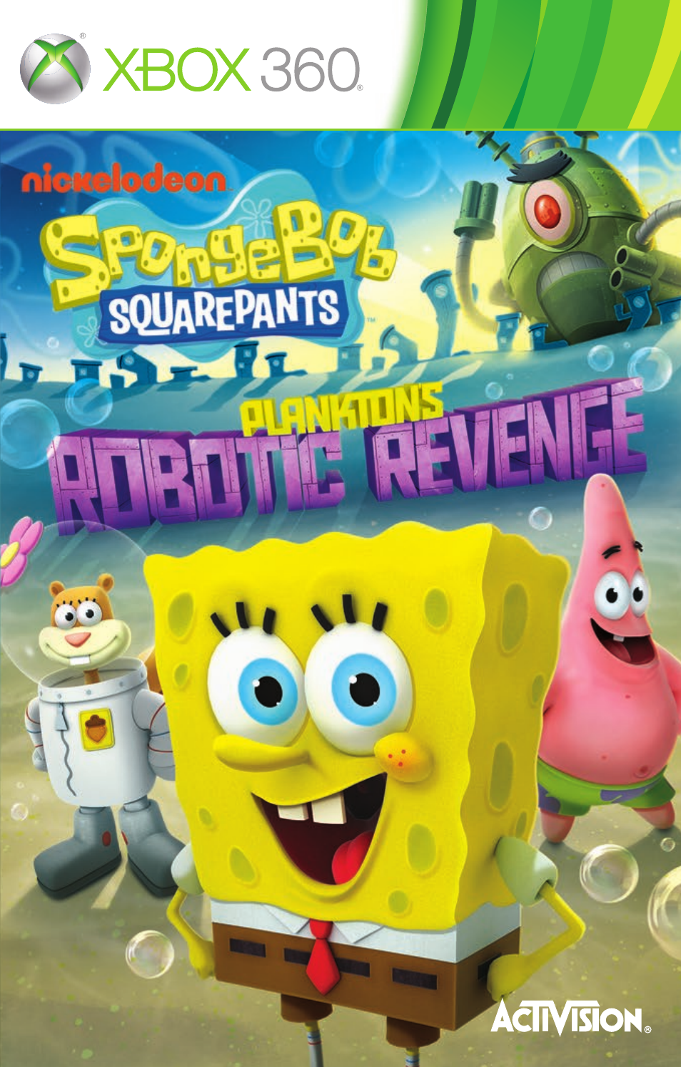 Activision SpongeBob SquarePants: Plankton's Robotic Revenge User Manual | 6 pages
