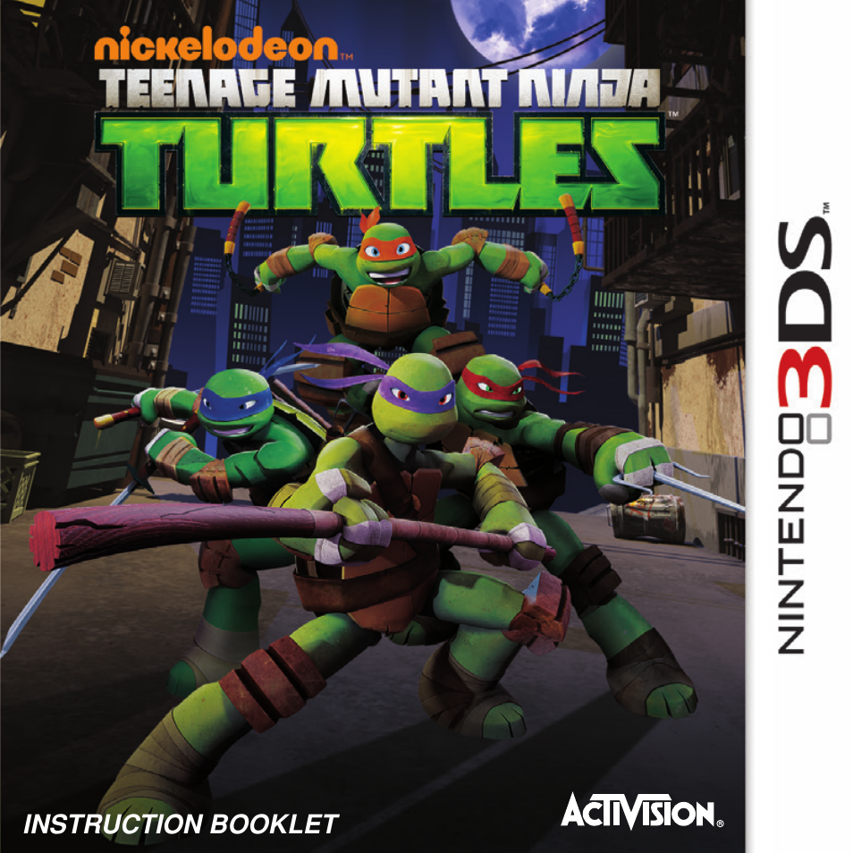 Activision Teenage Mutant Ninja Turtles User Manual | 7 pages