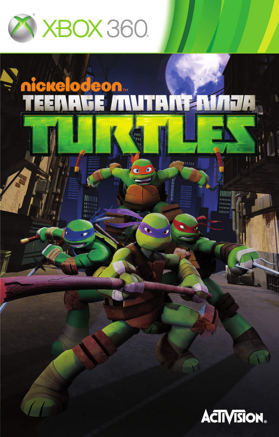 Activision Teenage Mutant Ninja Turtles User Manual | 4 pages