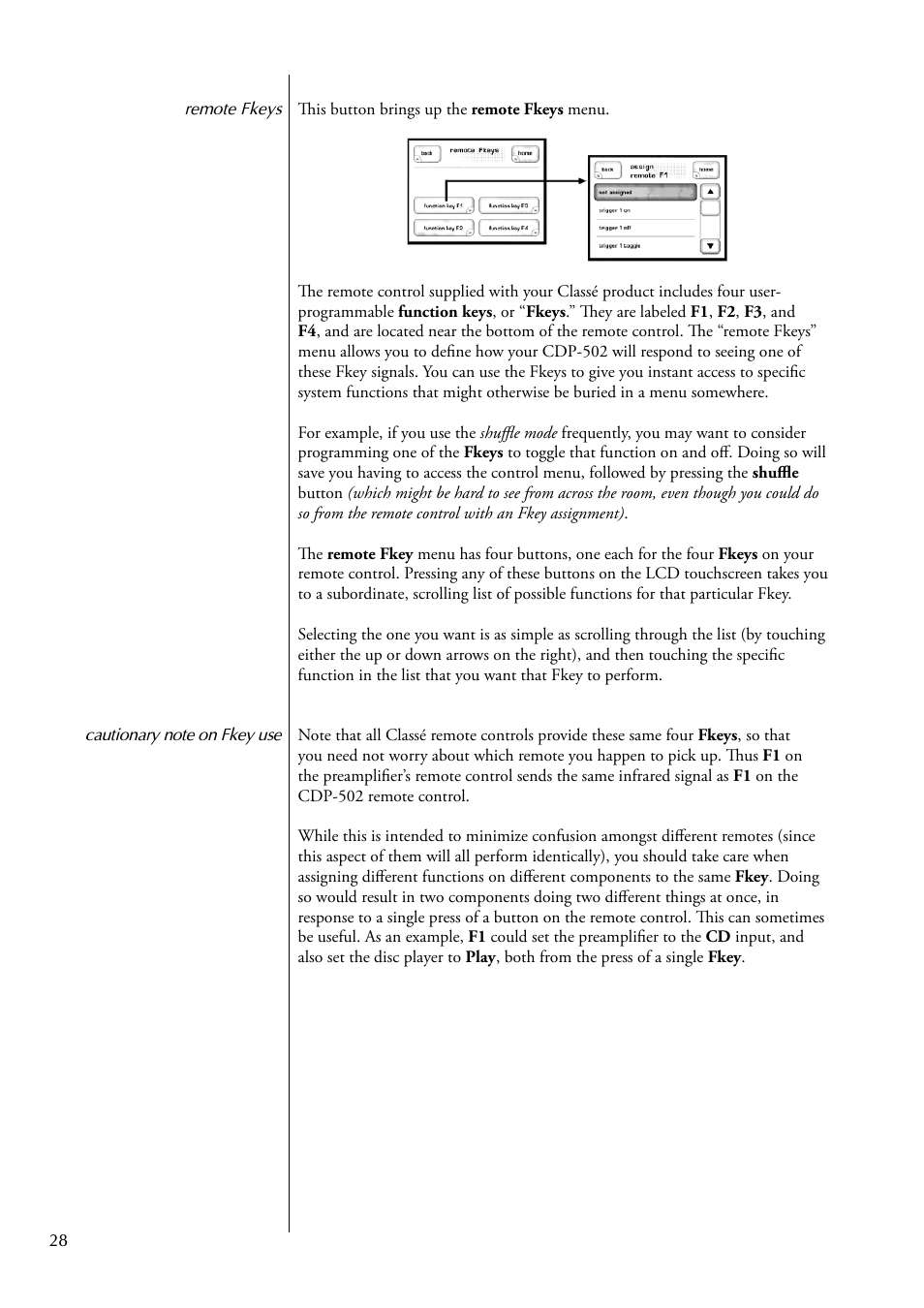 Classe Audio CDP-502 User Manual | Page 28 / 48