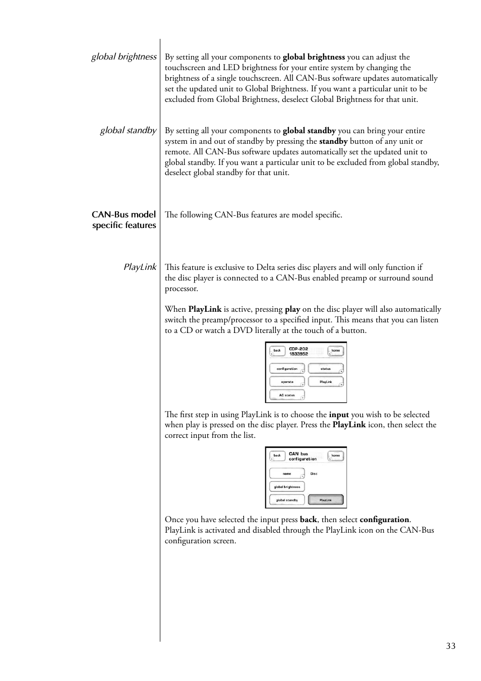 Classe Audio CDP-502 User Manual | Page 33 / 48
