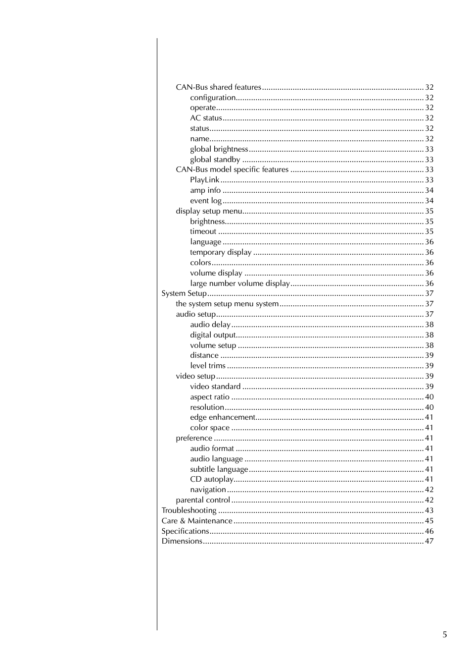 Classe Audio CDP-502 User Manual | Page 5 / 48