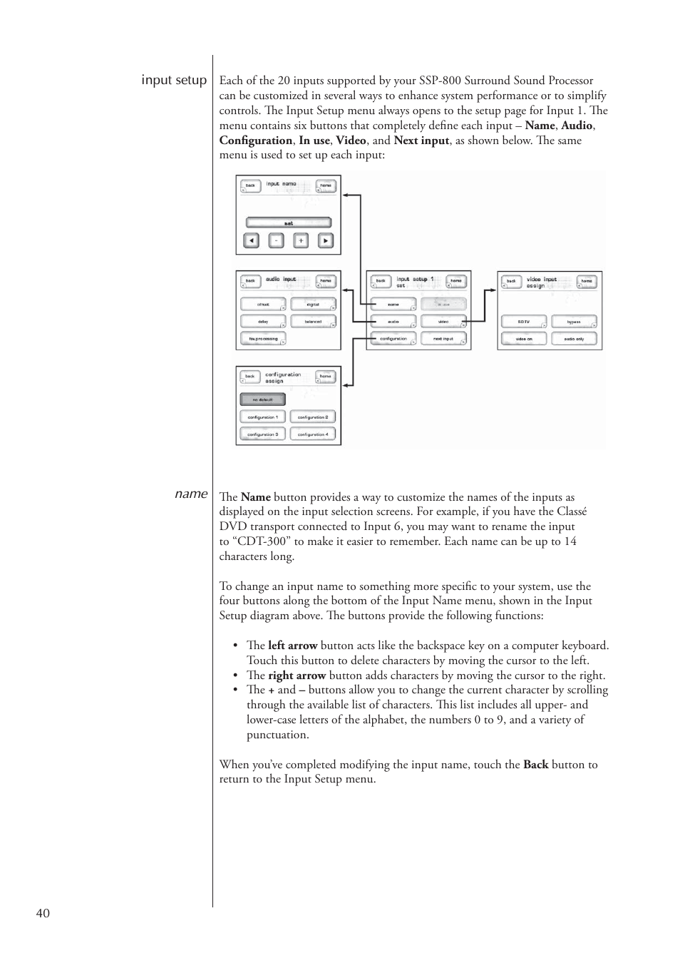 Classe Audio Surround Sound Processor SSP-800 User Manual | Page 40 / 68
