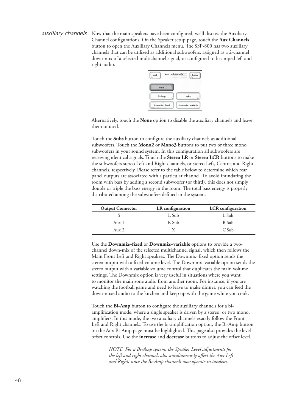 Classe Audio Surround Sound Processor SSP-800 User Manual | Page 48 / 68
