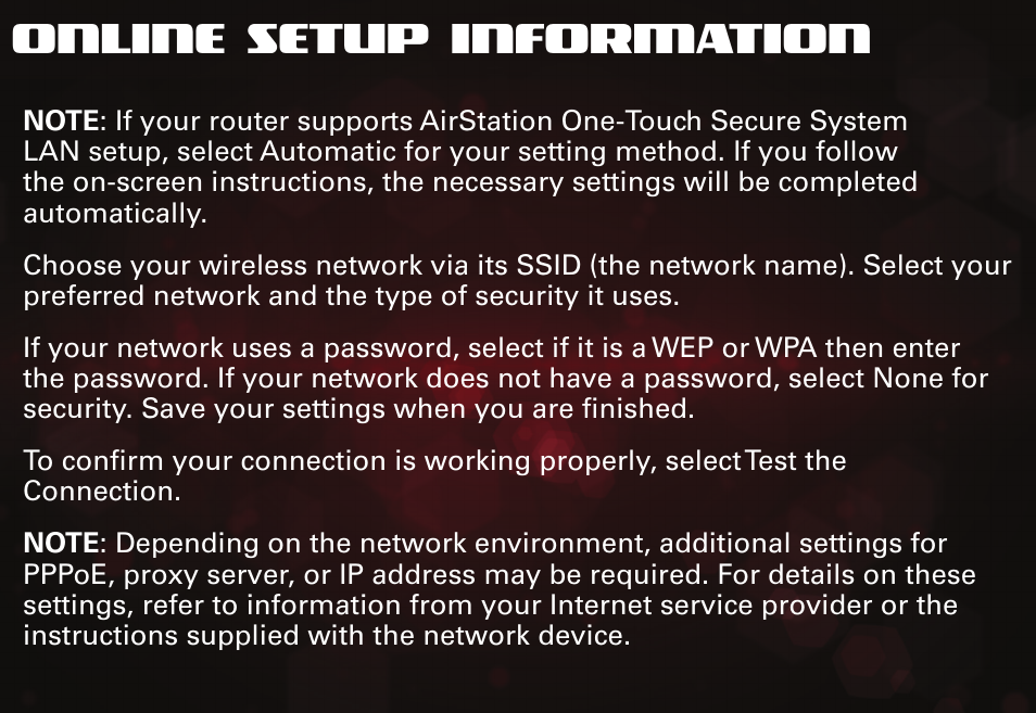 Online setup information | Activision The Voice User Manual | Page 13 / 15