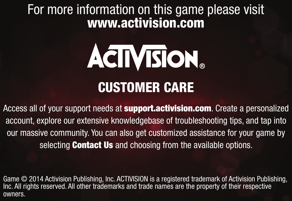 Activision The Voice User Manual | Page 14 / 15