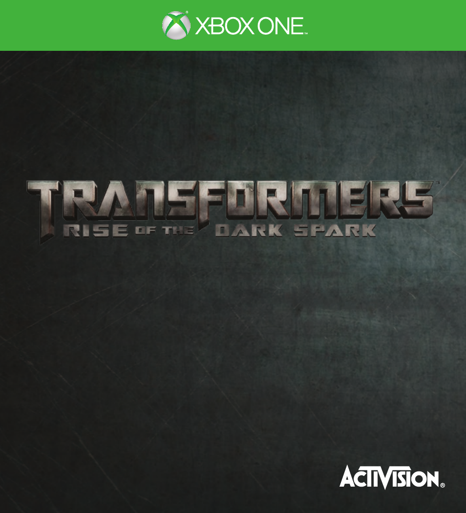 Activision Transformers: Rise of the Dark Spark User Manual | 7 pages