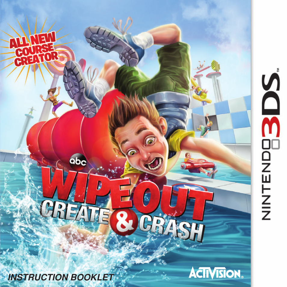 Activision Wipeout Create & Crash User Manual | 8 pages