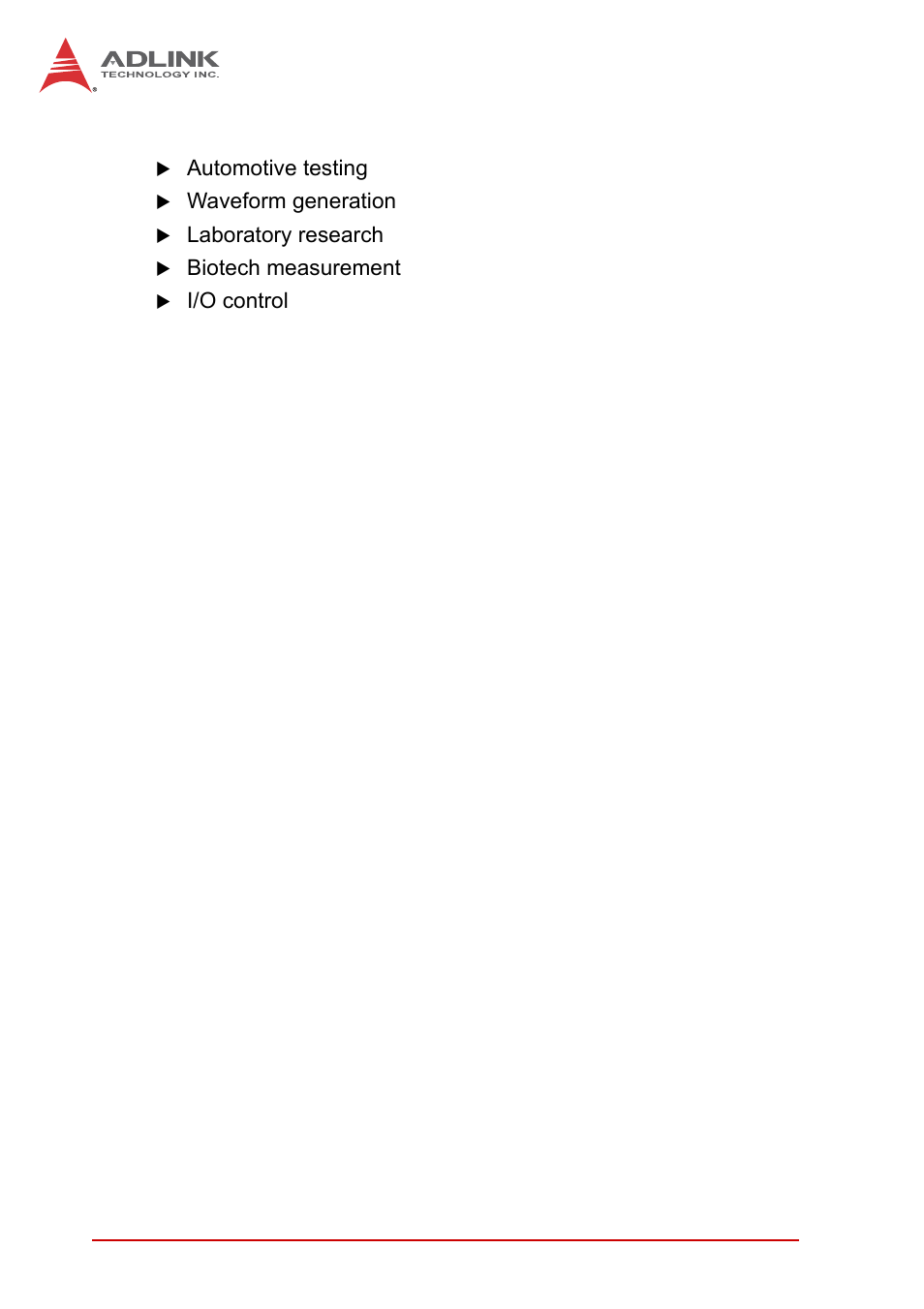 3 applications, Applications | ADLINK USB-1903 User Manual | Page 16 / 84