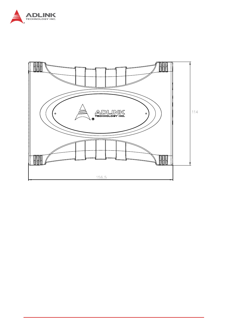 Figure 2-2, Usb-1902 module side view | ADLINK USB-1903 User Manual | Page 26 / 84