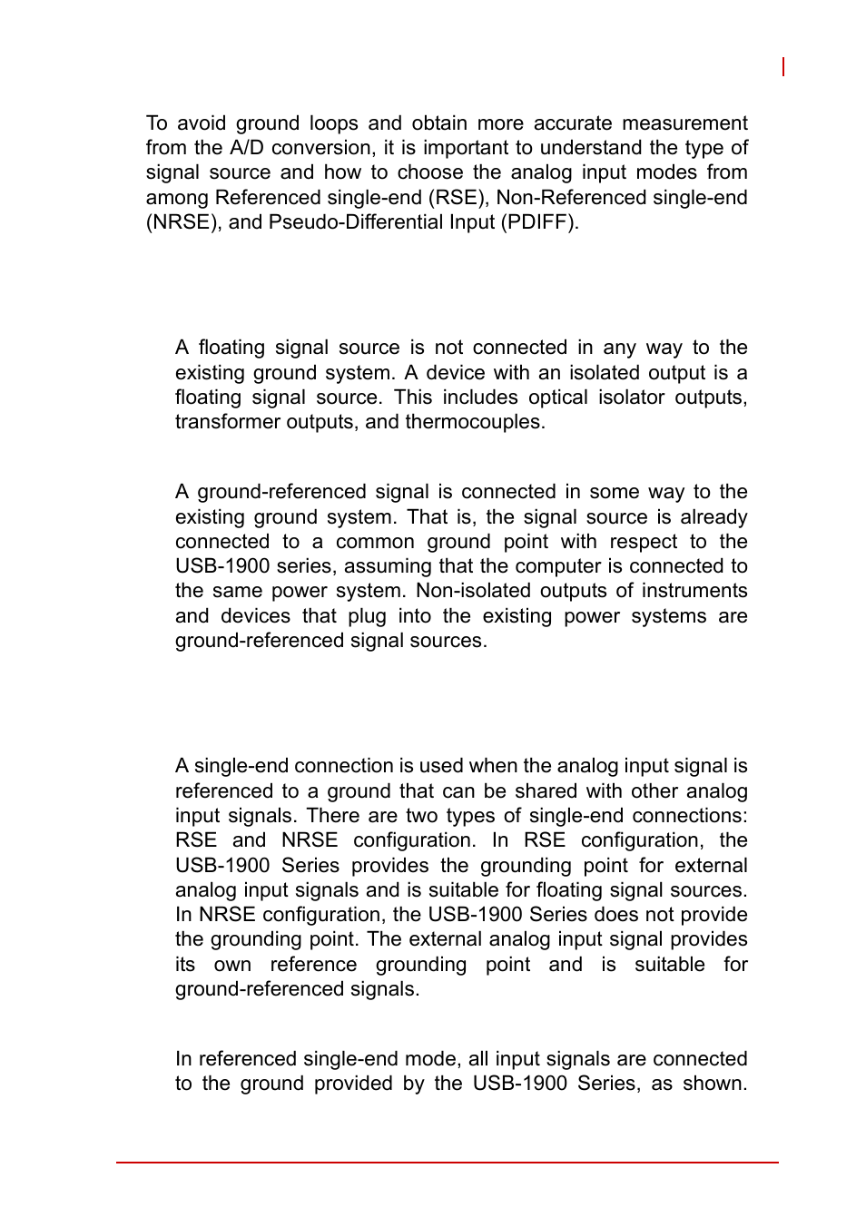 1 signal source types, 2 input configurations | ADLINK USB-1903 User Manual | Page 39 / 84