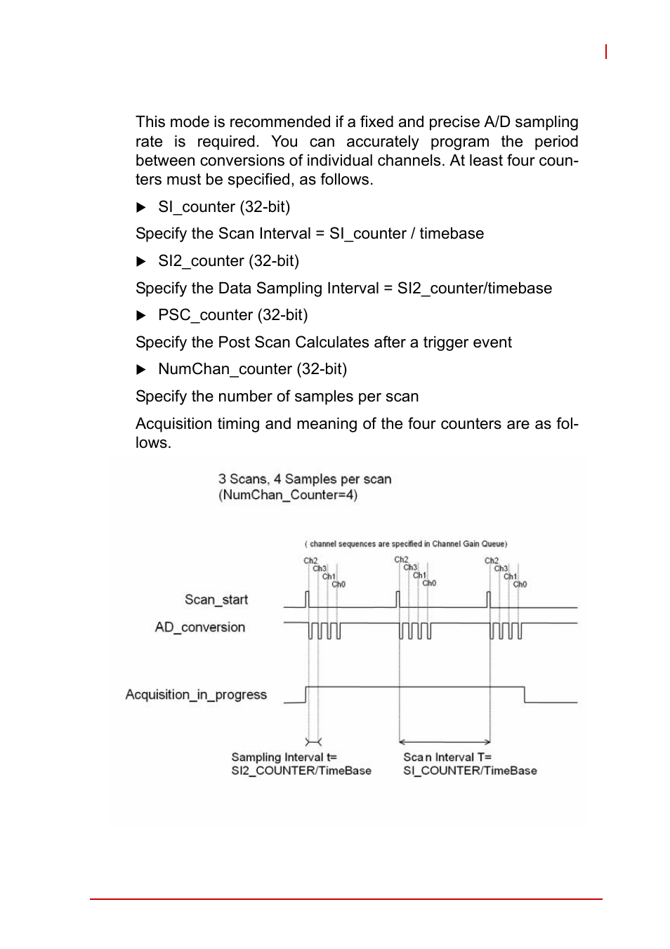 Figure 4-3, Analog input scan timing | ADLINK USB-1903 User Manual | Page 53 / 84
