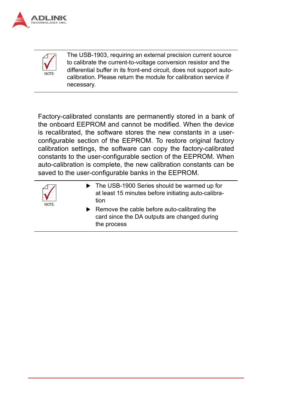 3 saving calibration constants, Saving calibration constants | ADLINK USB-1903 User Manual | Page 80 / 84
