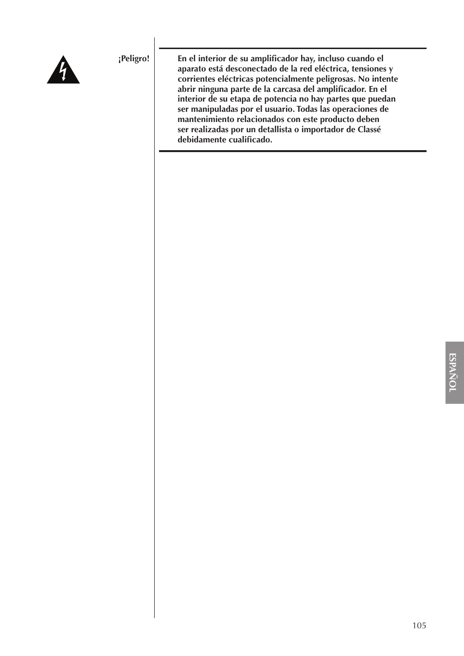 Classe Audio CA-5100 User Manual | Page 105 / 180