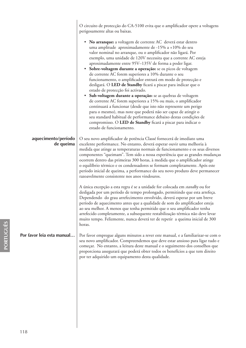 Classe Audio CA-5100 User Manual | Page 118 / 180