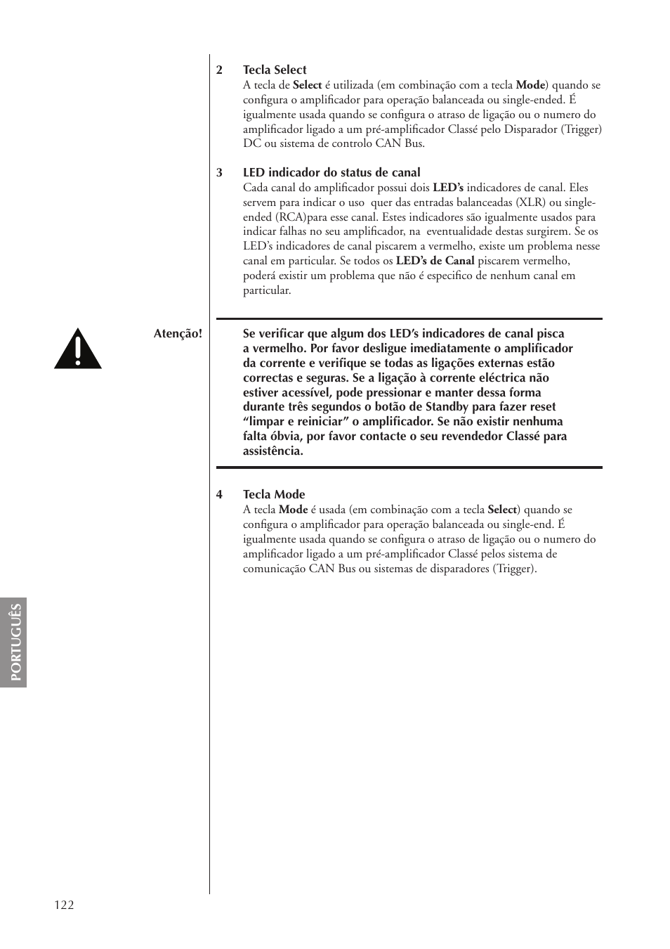 Classe Audio CA-5100 User Manual | Page 122 / 180