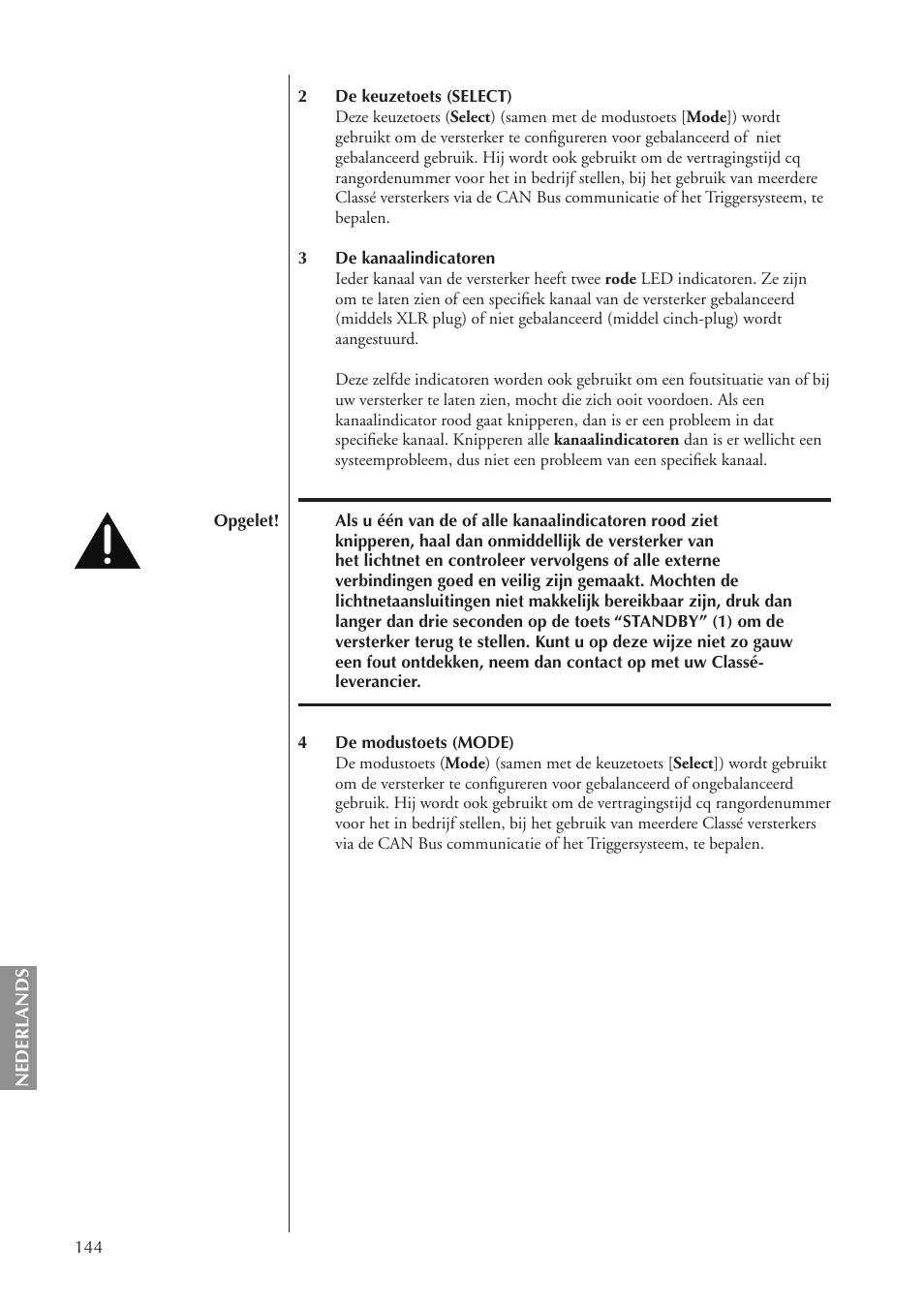 Classe Audio CA-5100 User Manual | Page 144 / 180