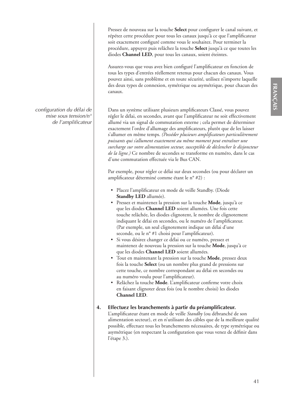 Classe Audio CA-5100 User Manual | Page 41 / 180