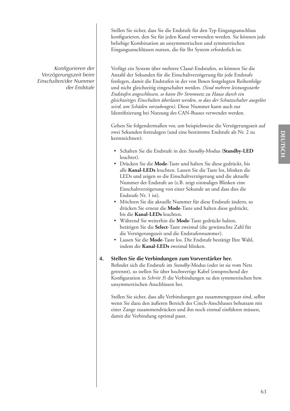 Classe Audio CA-5100 User Manual | Page 63 / 180