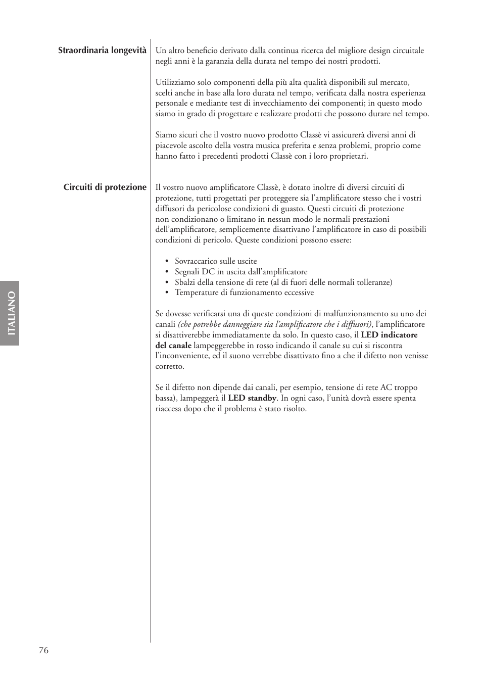 Classe Audio CA-5100 User Manual | Page 76 / 180