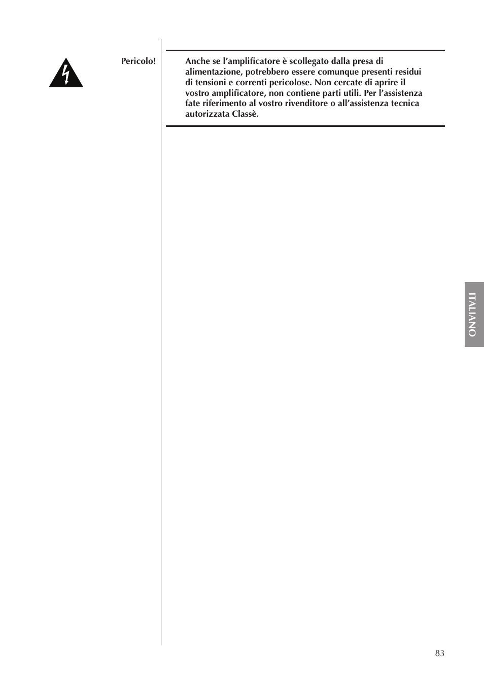 Classe Audio CA-5100 User Manual | Page 83 / 180