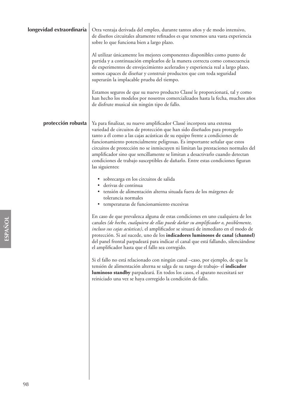 Classe Audio CA-5100 User Manual | Page 98 / 180