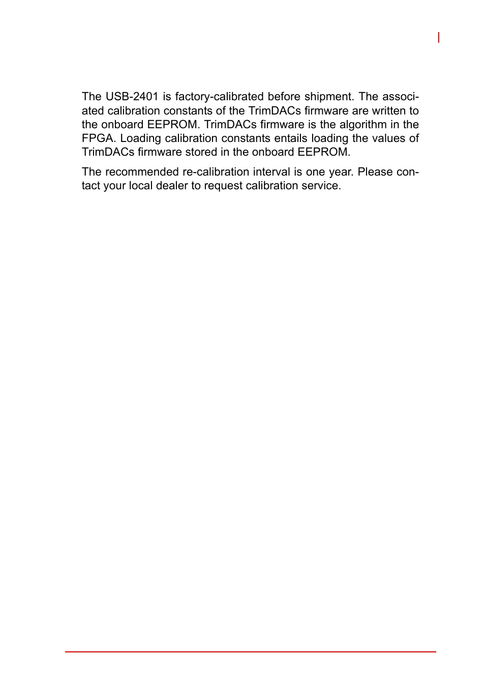 4 calibration, 4calibration | ADLINK USB-2401 User Manual | Page 55 / 60