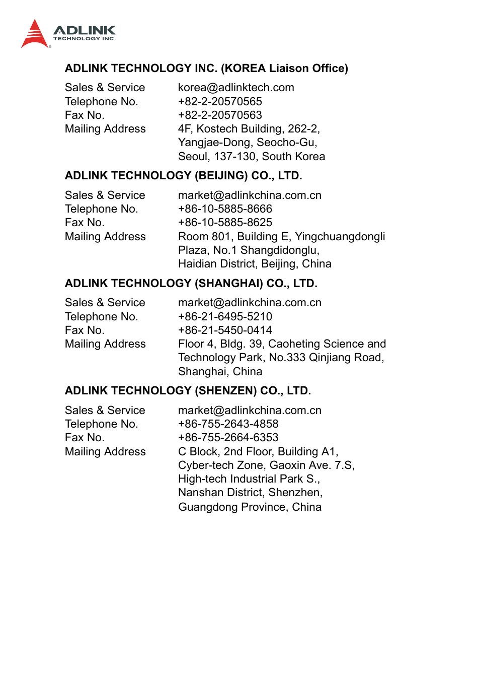 ADLINK PXI-2208 User Manual | Page 4 / 100