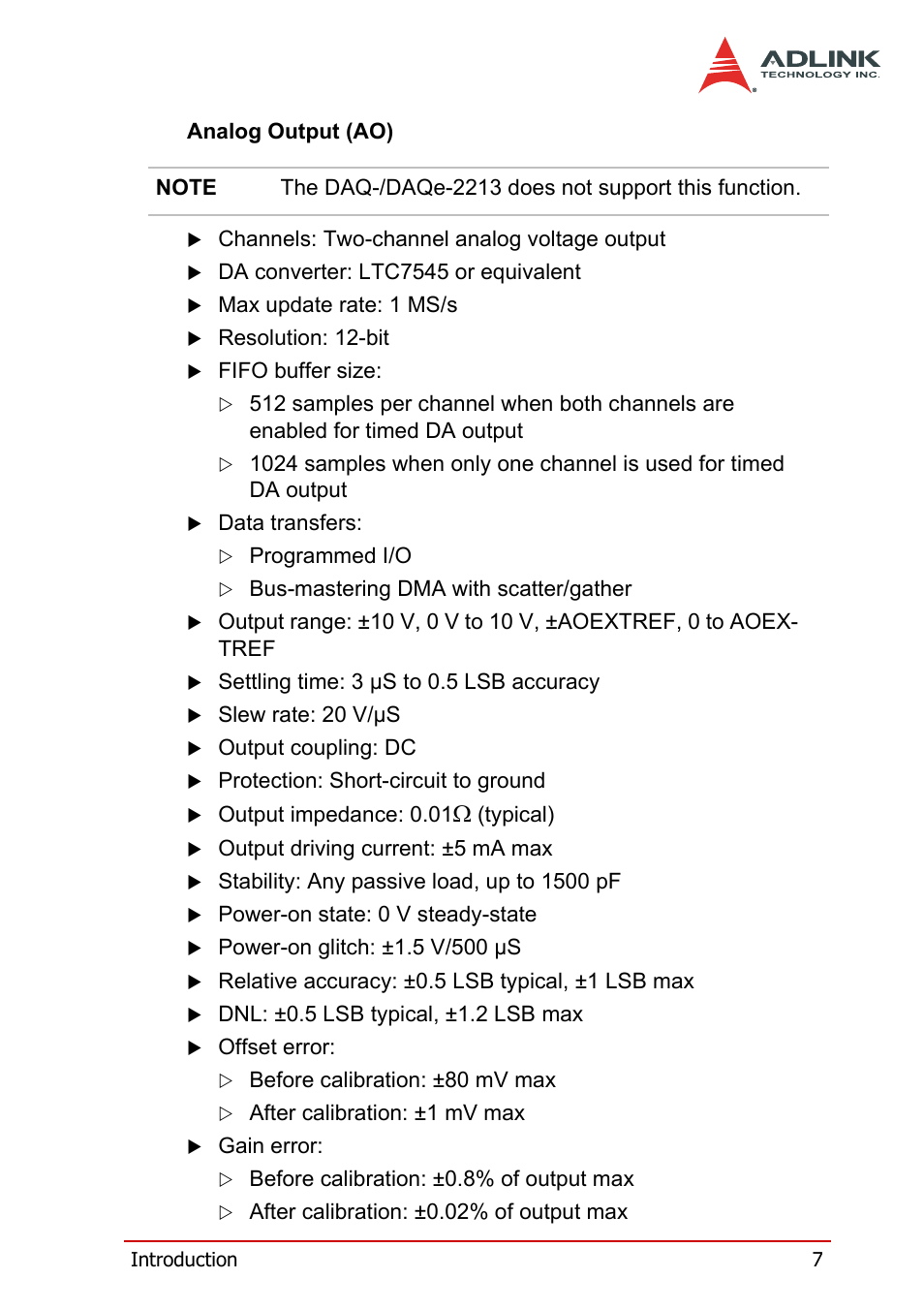 ADLINK DAQe-2214 User Manual | Page 19 / 94