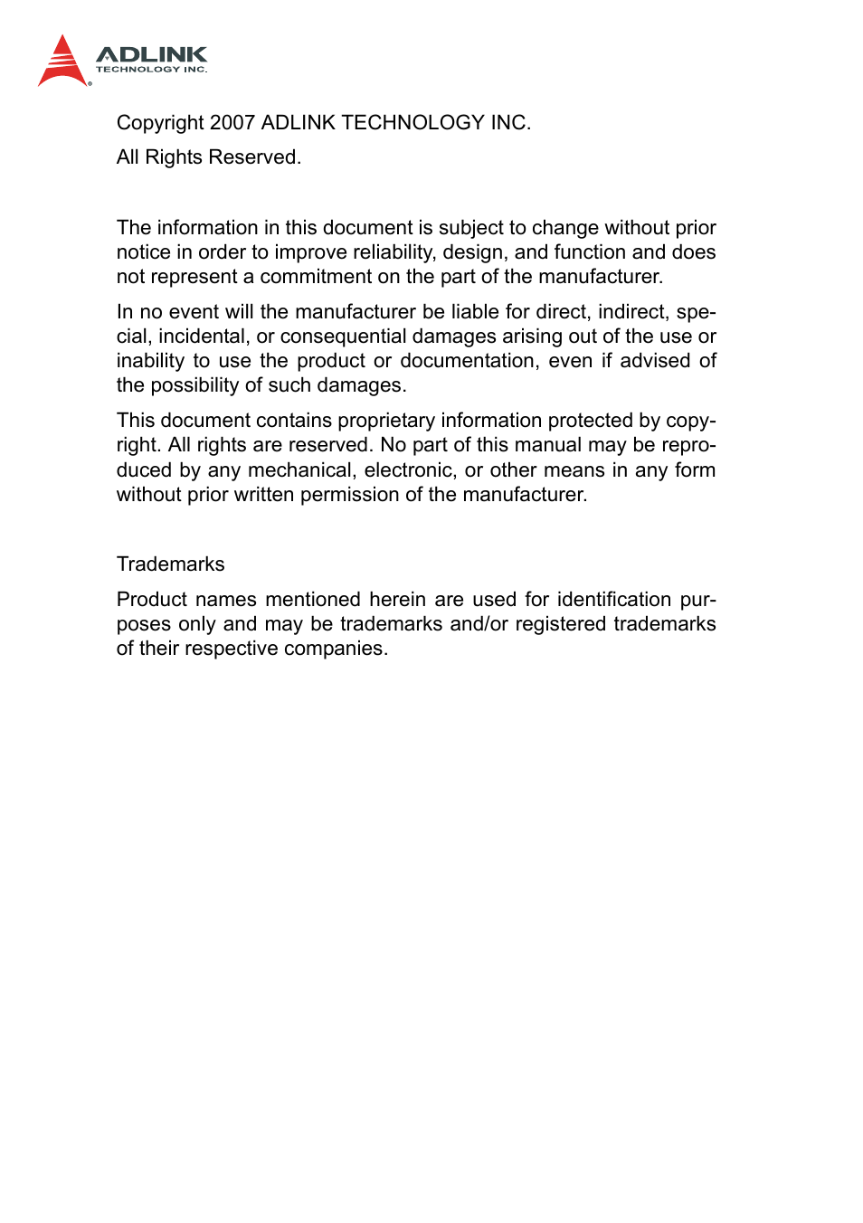 ADLINK DAQe-2502 User Manual | Page 2 / 74