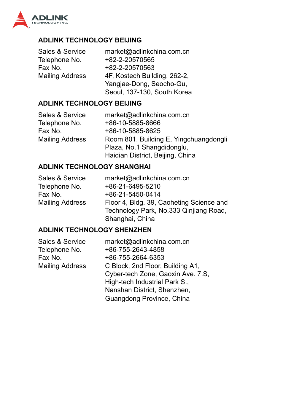 ADLINK DAQe-2502 User Manual | Page 4 / 74