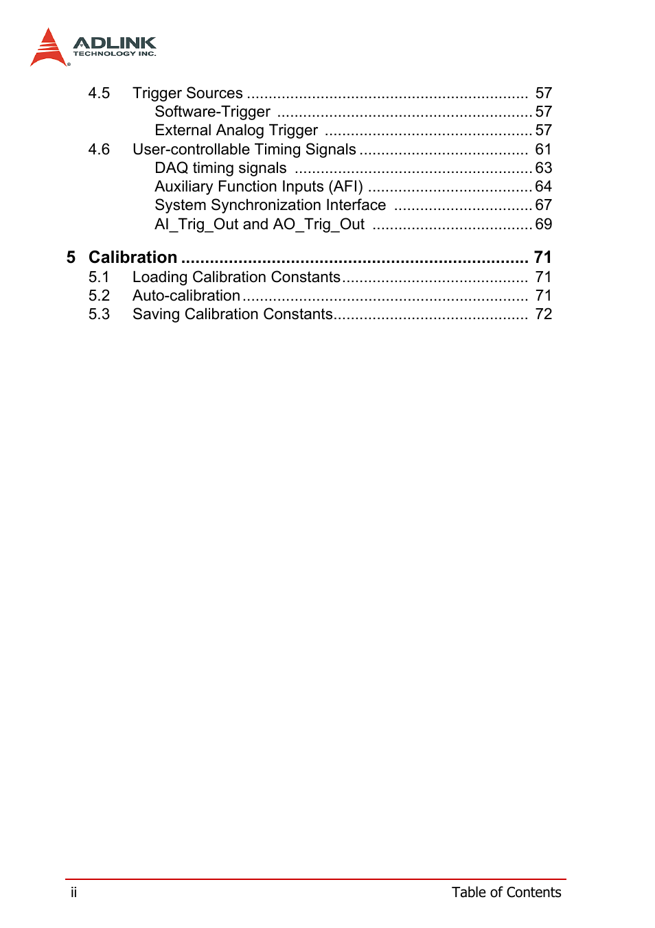 ADLINK PXI-2006 User Manual | Page 6 / 84