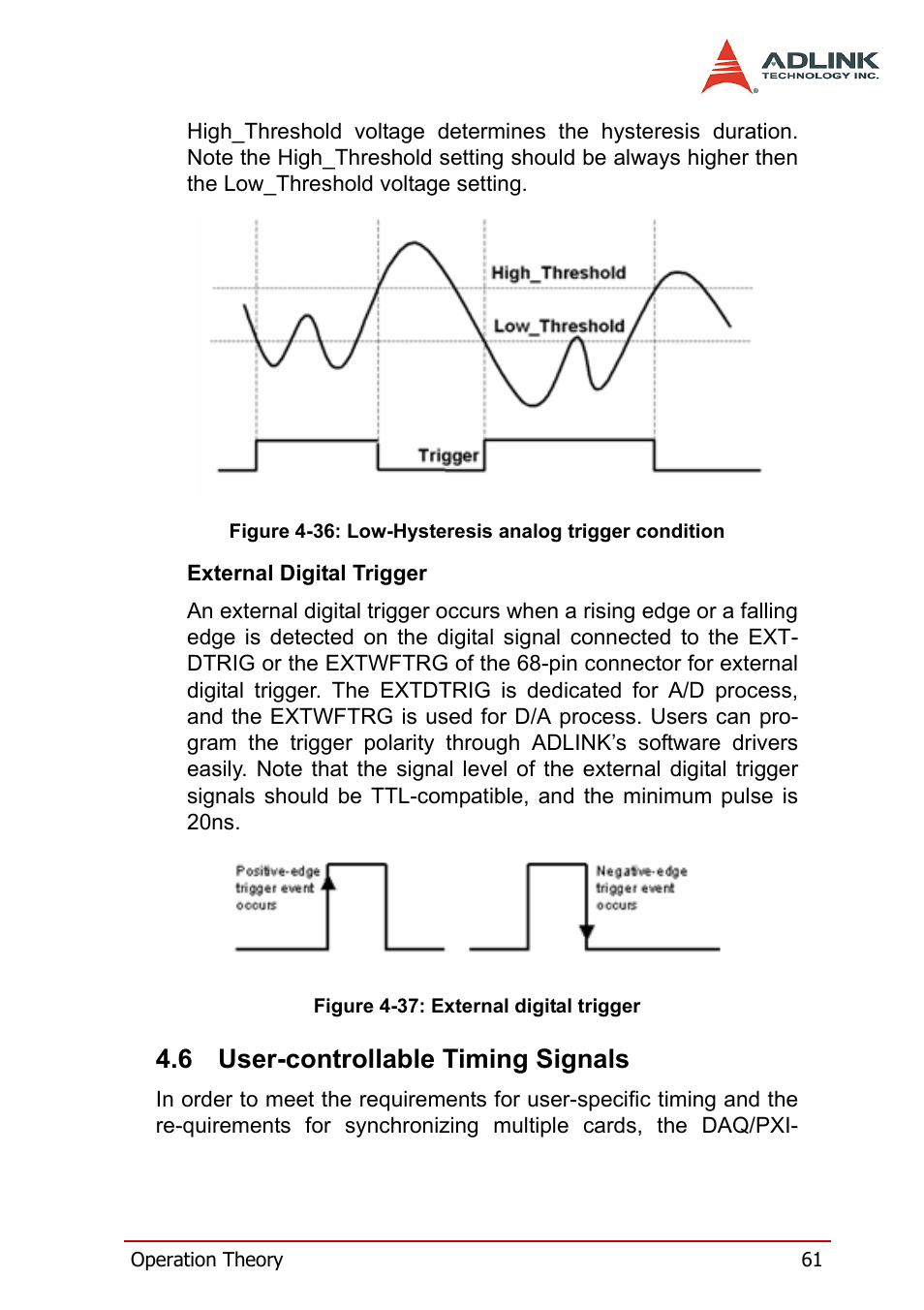 6 user-controllable timing signals, User-controllable timing signals | ADLINK PXI-2006 User Manual | Page 71 / 84