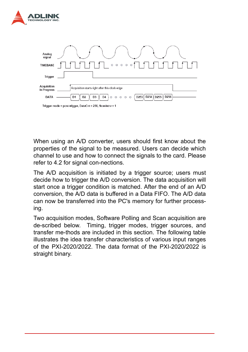 3 ai data format, Ai data format | ADLINK PXI-2022 User Manual | Page 34 / 60