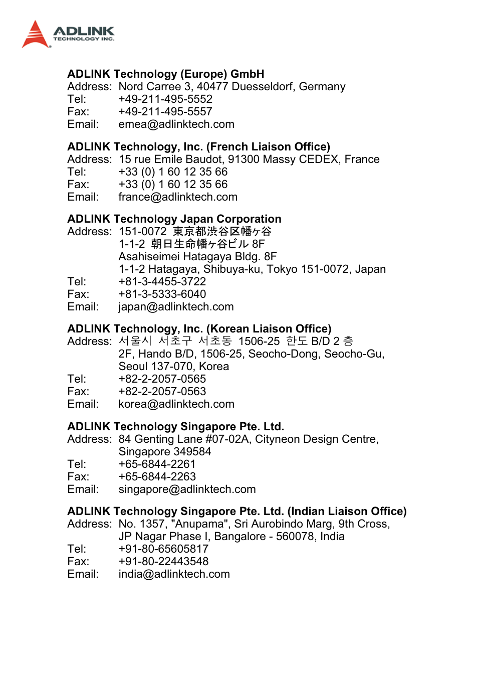 ADLINK PXI-2022 User Manual | Page 4 / 60