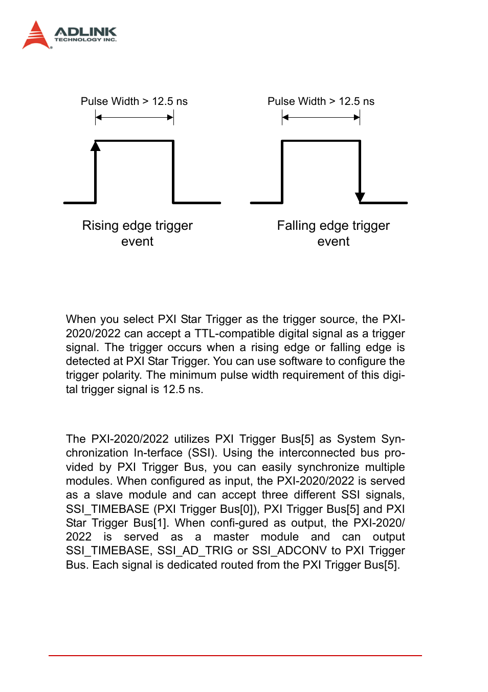 3 pxi star trigger, 4 pxi trigger bus, Pxi star trigger pxi trigger bus | Quirement | ADLINK PXI-2022 User Manual | Page 40 / 60