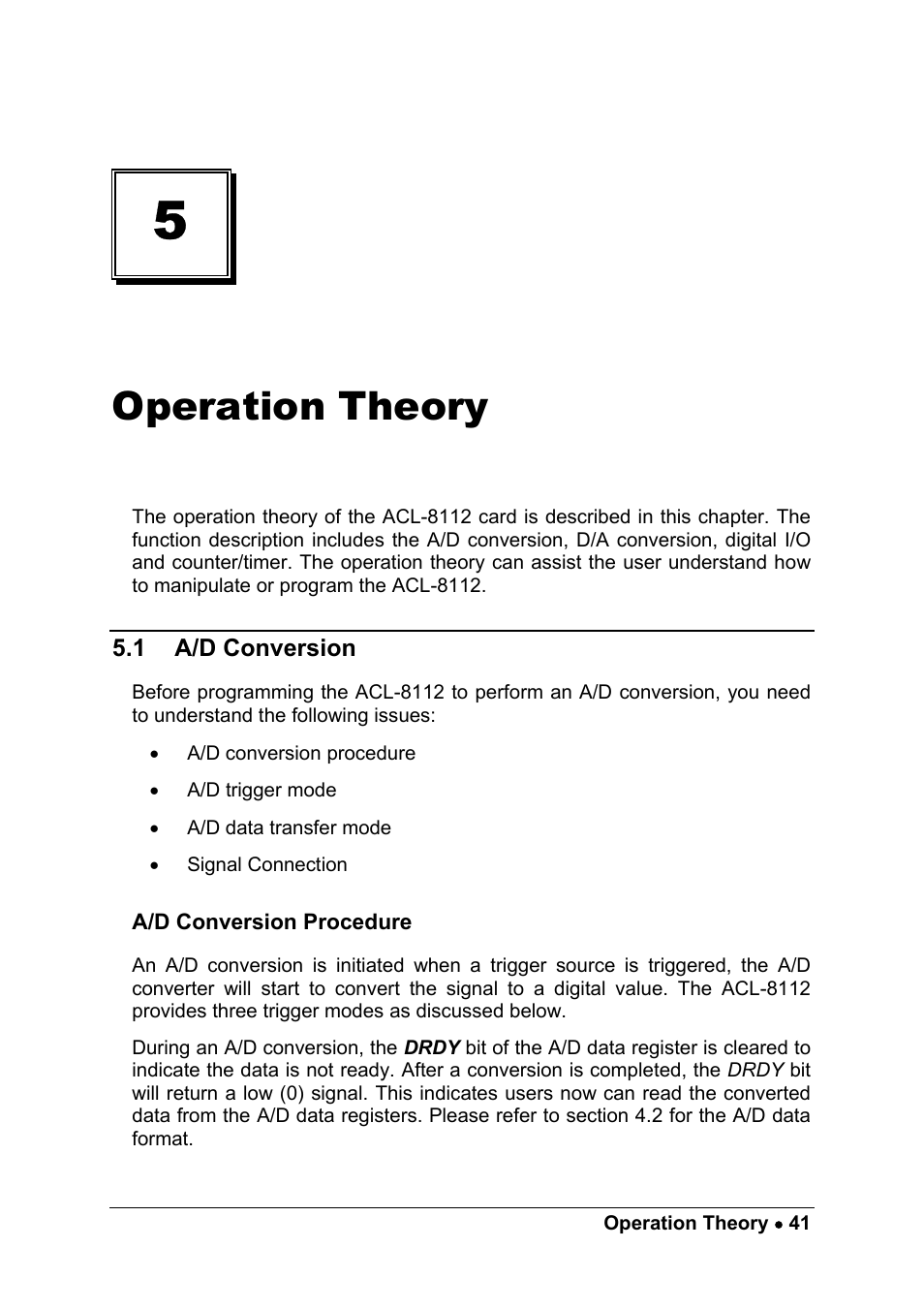 Operation theory | ADLINK ACL-8112 Series User Manual | Page 49 / 93