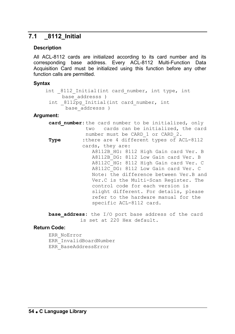 ADLINK ACL-8112 Series User Manual | Page 62 / 93