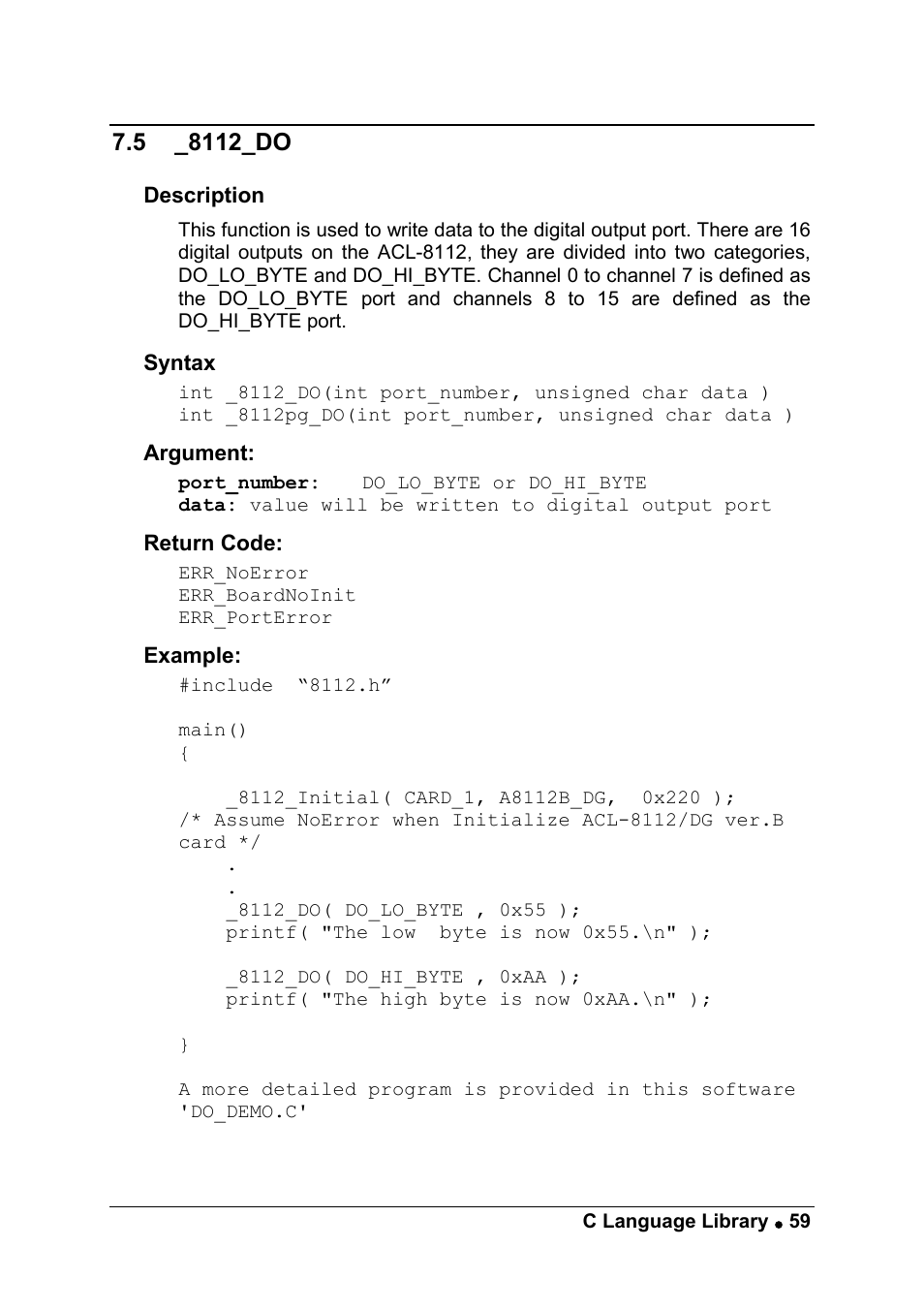 ADLINK ACL-8112 Series User Manual | Page 67 / 93