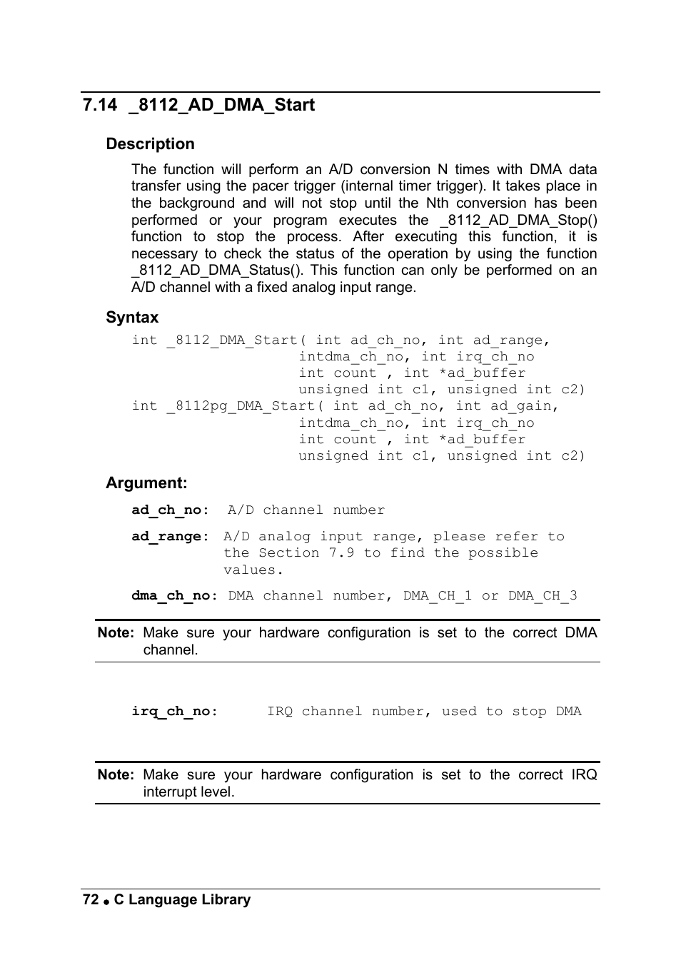 ADLINK ACL-8112 Series User Manual | Page 80 / 93