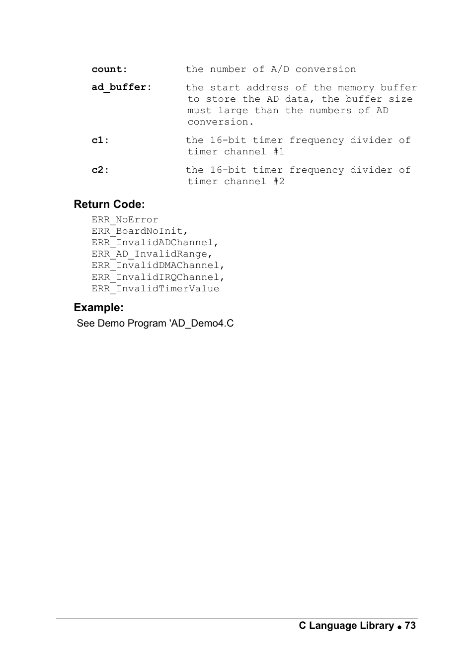 ADLINK ACL-8112 Series User Manual | Page 81 / 93