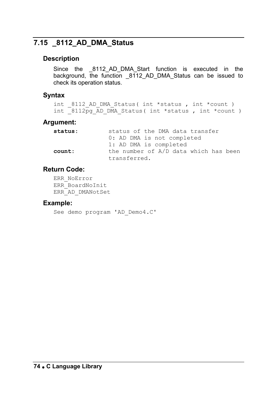 ADLINK ACL-8112 Series User Manual | Page 82 / 93