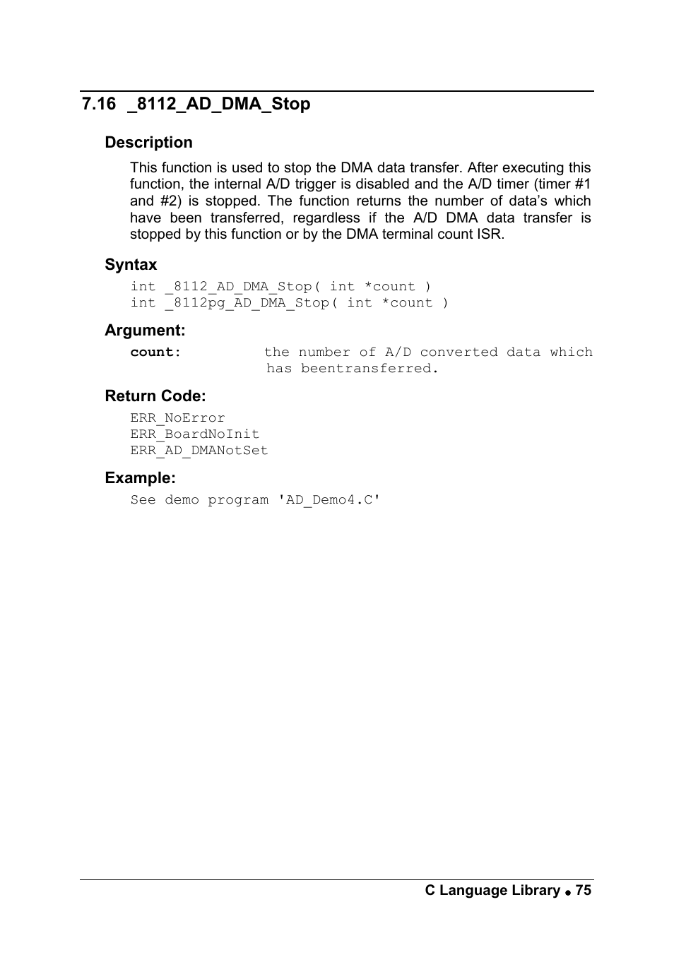 ADLINK ACL-8112 Series User Manual | Page 83 / 93