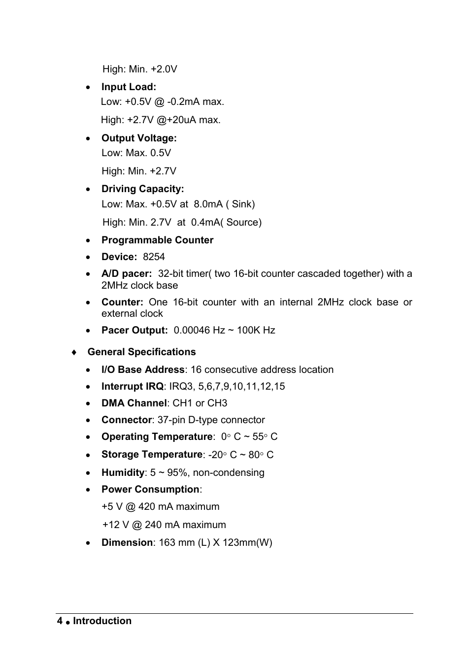 ADLINK ACL-8216 User Manual | Page 12 / 75