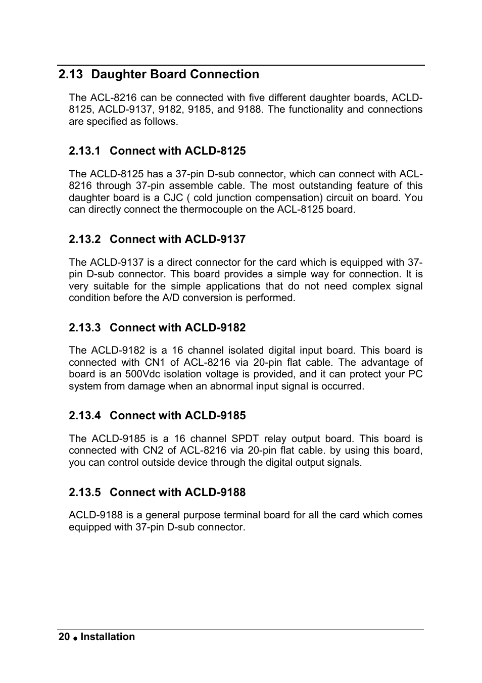 ADLINK ACL-8216 User Manual | Page 28 / 75