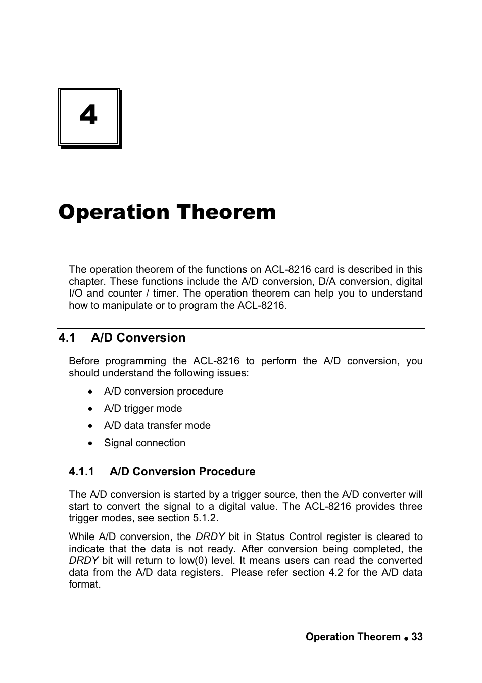 Operation theorem | ADLINK ACL-8216 User Manual | Page 41 / 75