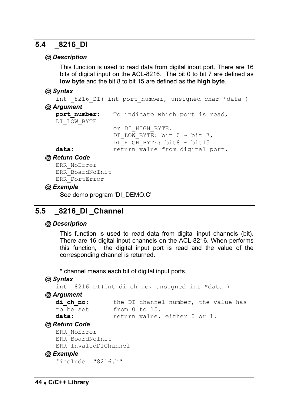 ADLINK ACL-8216 User Manual | Page 52 / 75