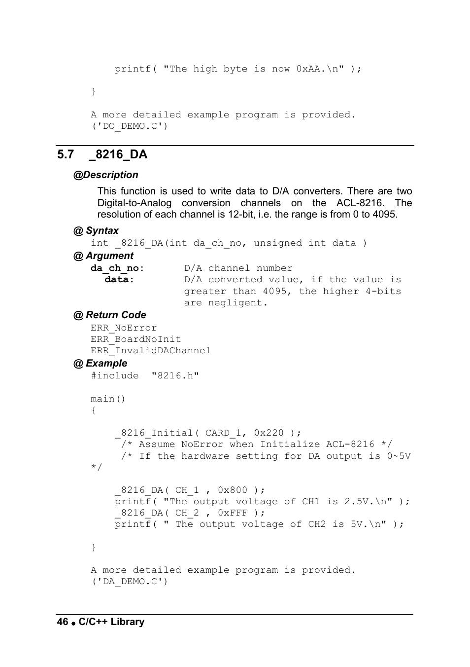 ADLINK ACL-8216 User Manual | Page 54 / 75