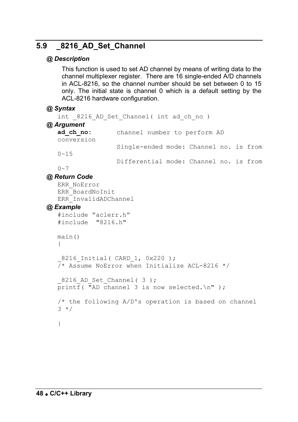 ADLINK ACL-8216 User Manual | Page 56 / 75