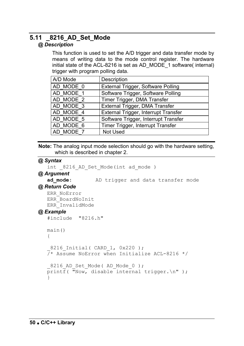 ADLINK ACL-8216 User Manual | Page 58 / 75